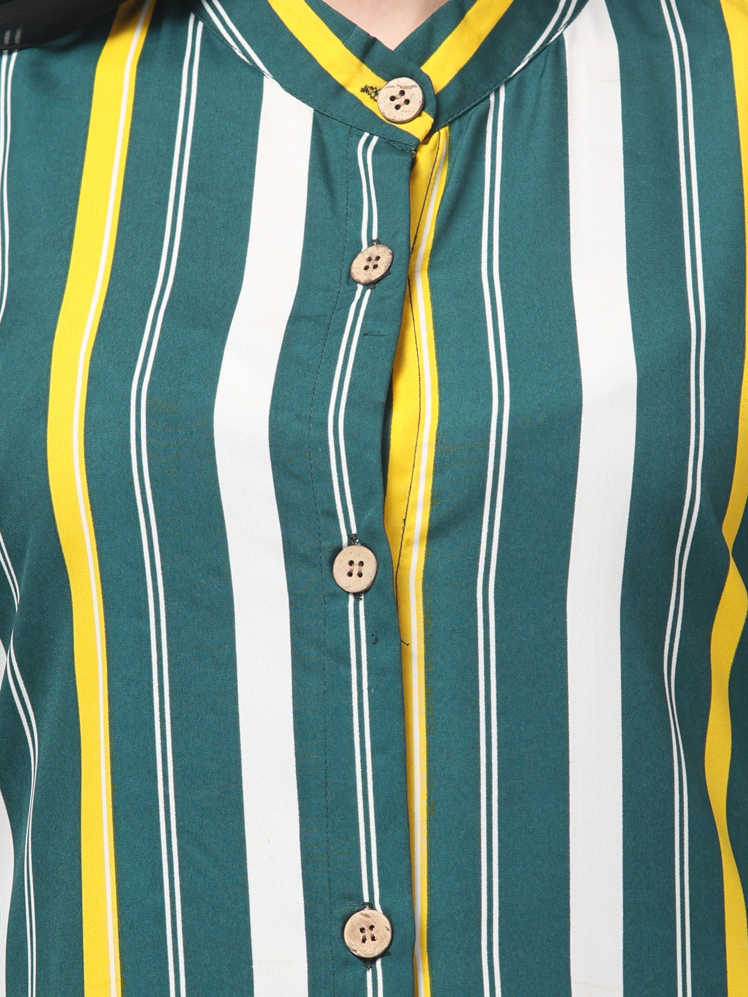 Front Open Bottle Green Yog Abaya Burqa with Hijab