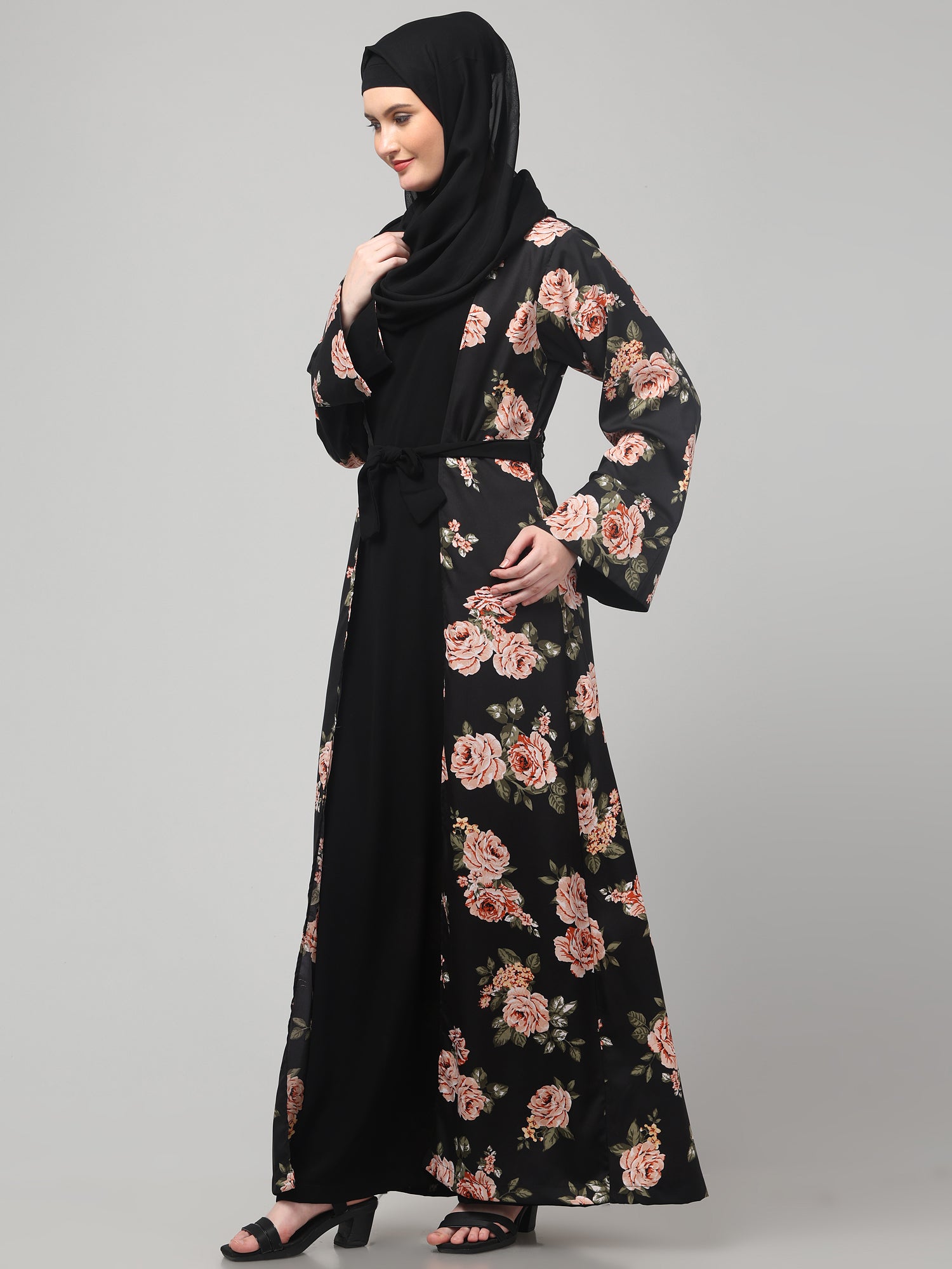 2-Piece Black Shrug Set for Women & Girls