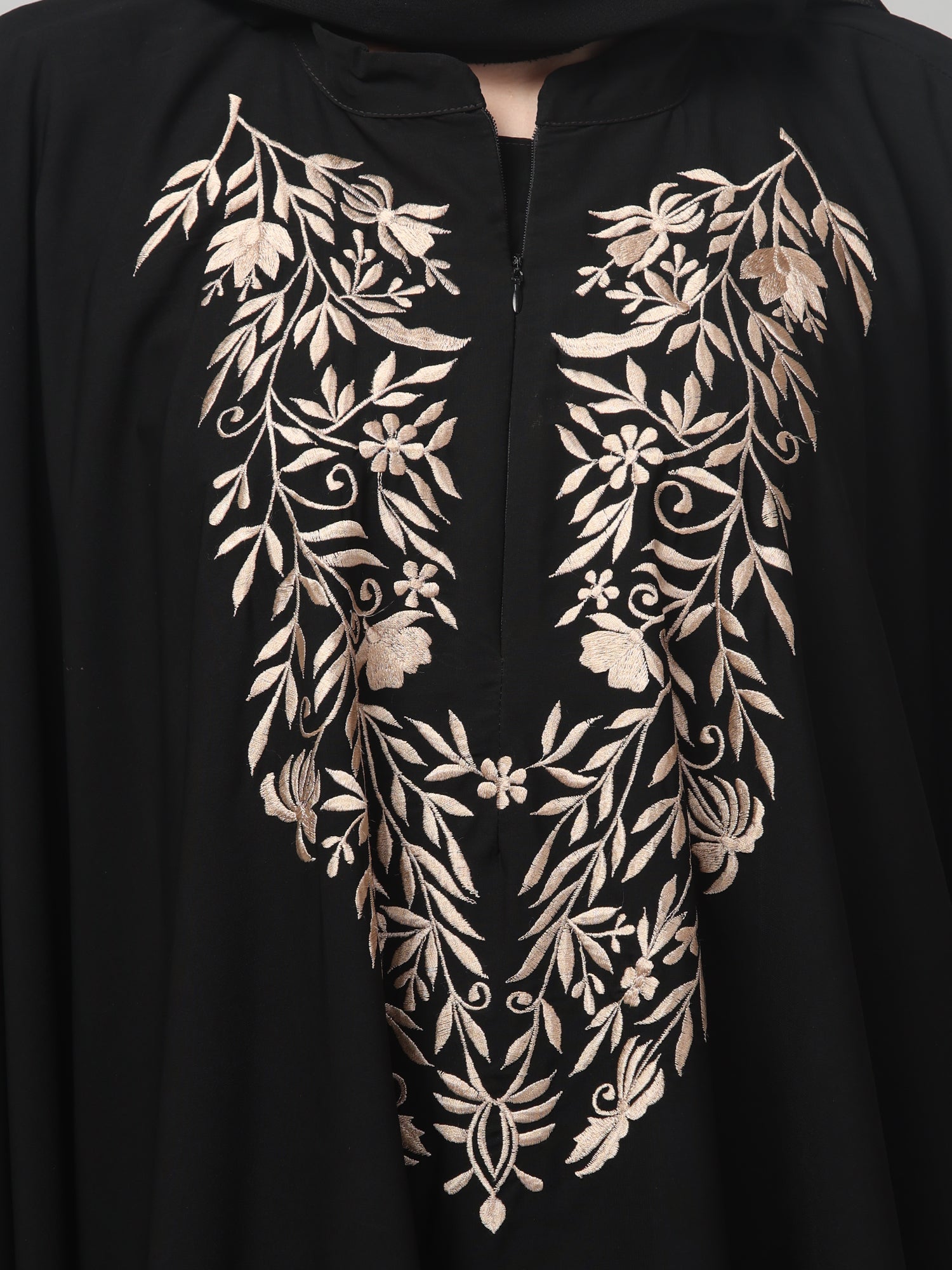 Free Size Irani Kaftan Abaya with Embroidery